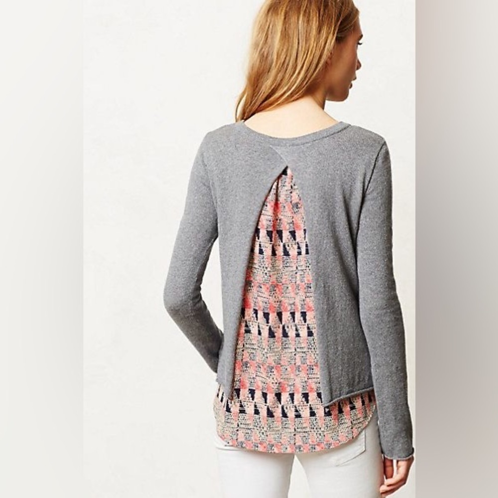 Anthropologie "Little Yellow Bird"‎ brand sweater Small